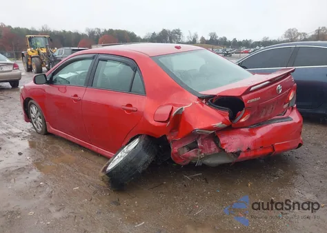 2010 Toyota Corolla S from USA, damaged, VIN 2T1BU4EE4AC249983